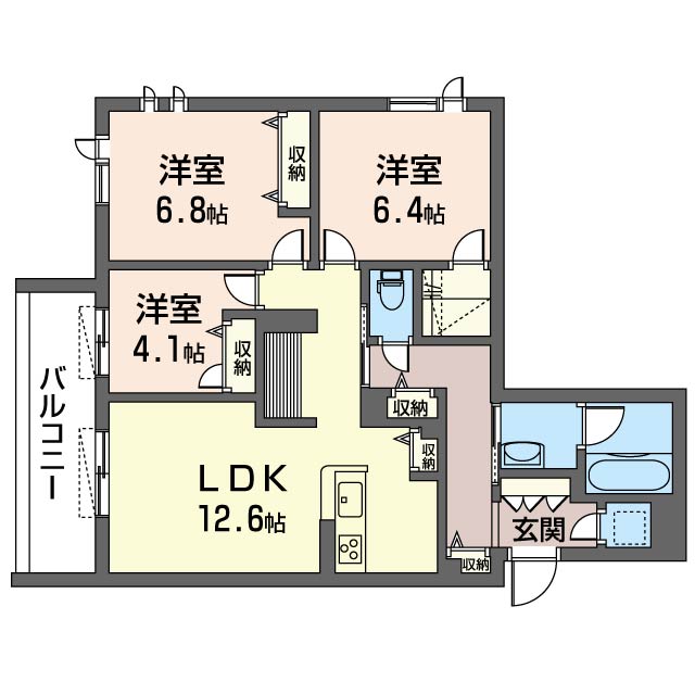 トラストメゾン花長 206号-16