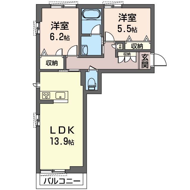 シャトレーヌⅡ 205号-15
