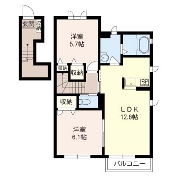 ソレイユ志津　Ｂ棟 201号-13