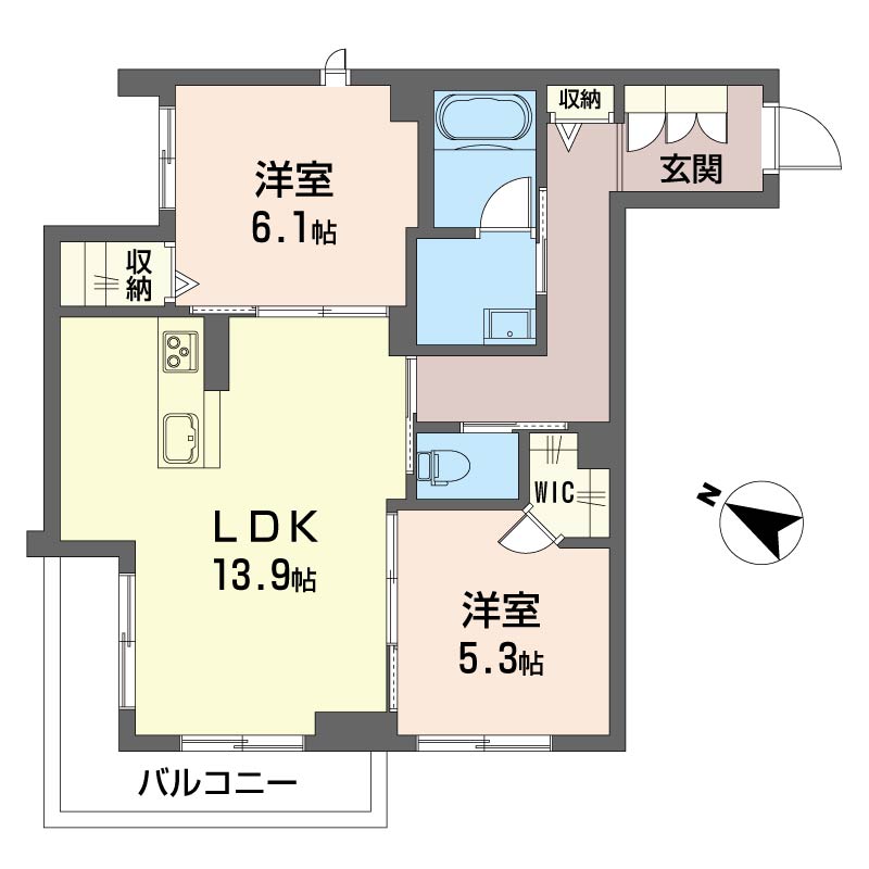 シャルム末広 201号-15