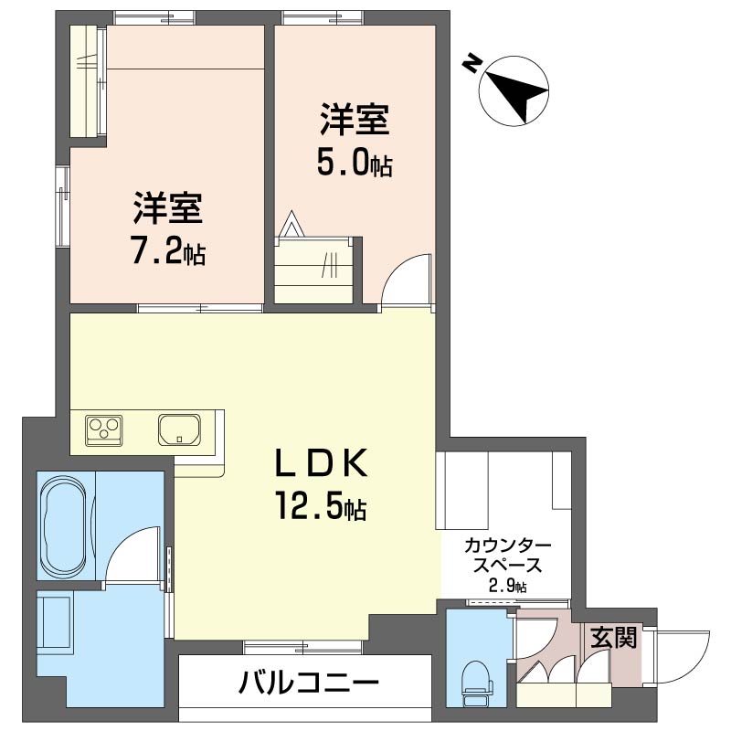 ヴァレンズ・クレシェレ 201号-15
