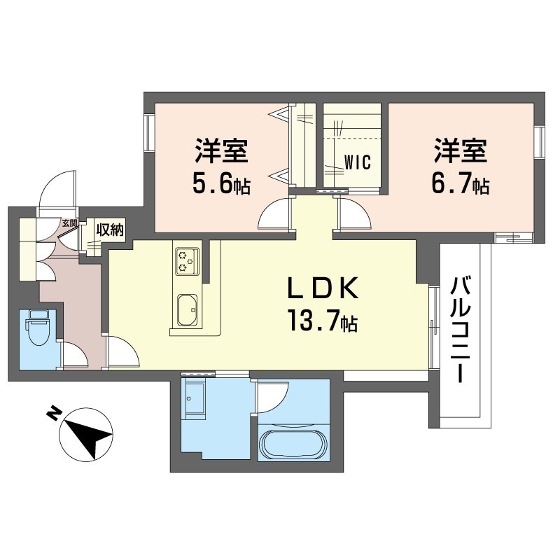 ヴァレンズ・フロレ 203号-15