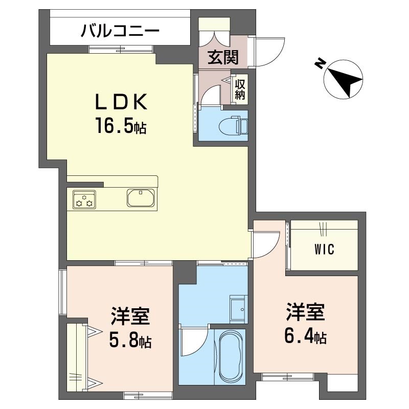 ヴァレンズ・フロレ 301号-15