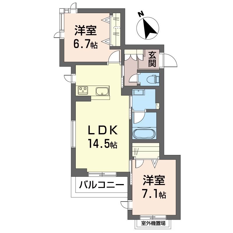 エール　ブランシェ 203号-15