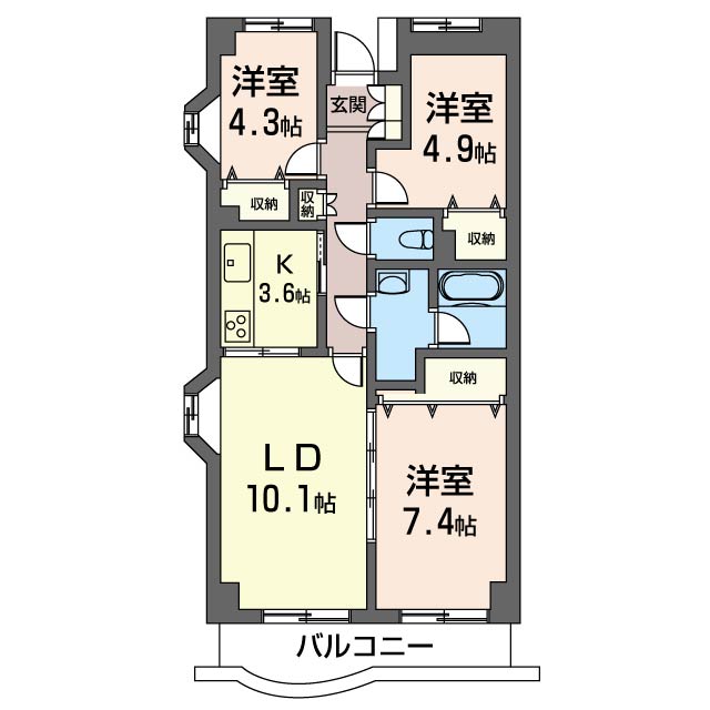 マストコート津田沼 201号-16