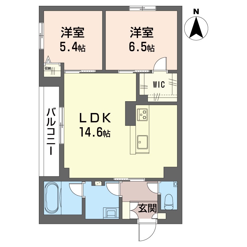 トラストメゾン白木蓮Ⅱ 201号-15
