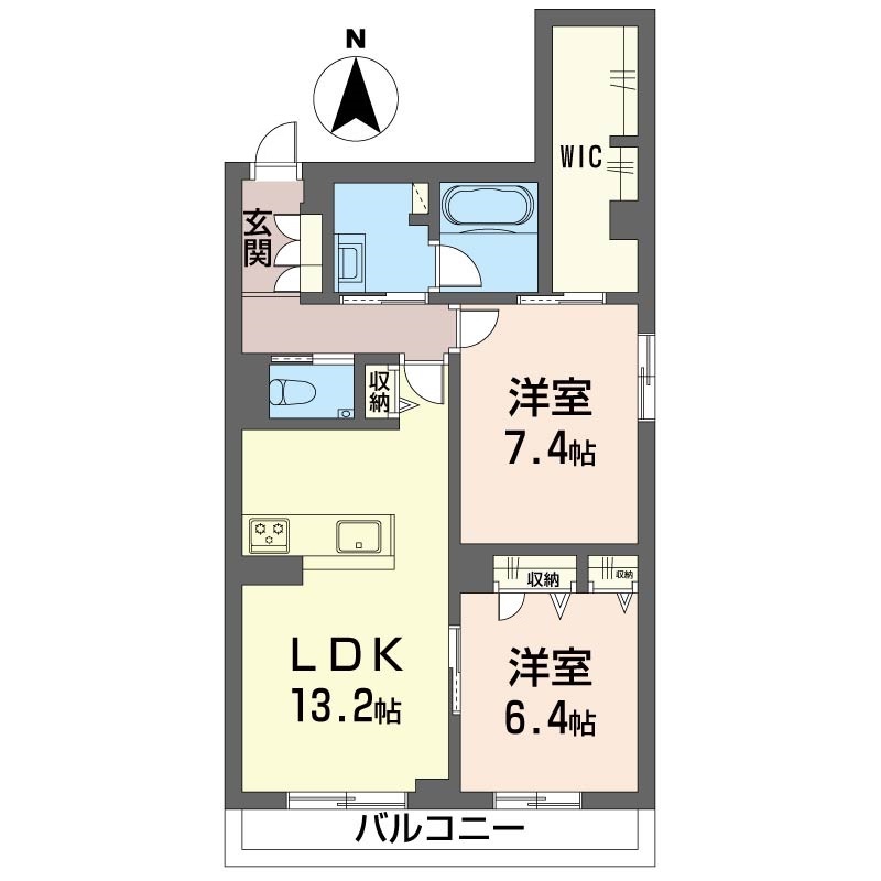 トラストメゾン白木蓮Ⅱ203-2