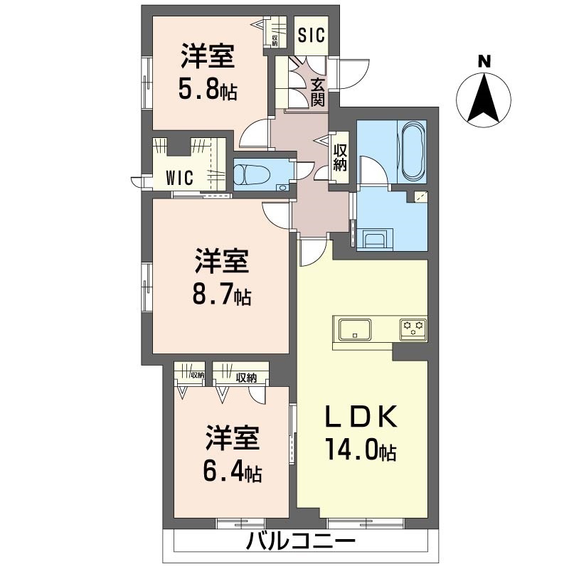 トラストメゾン白木蓮Ⅱ 205号-15
