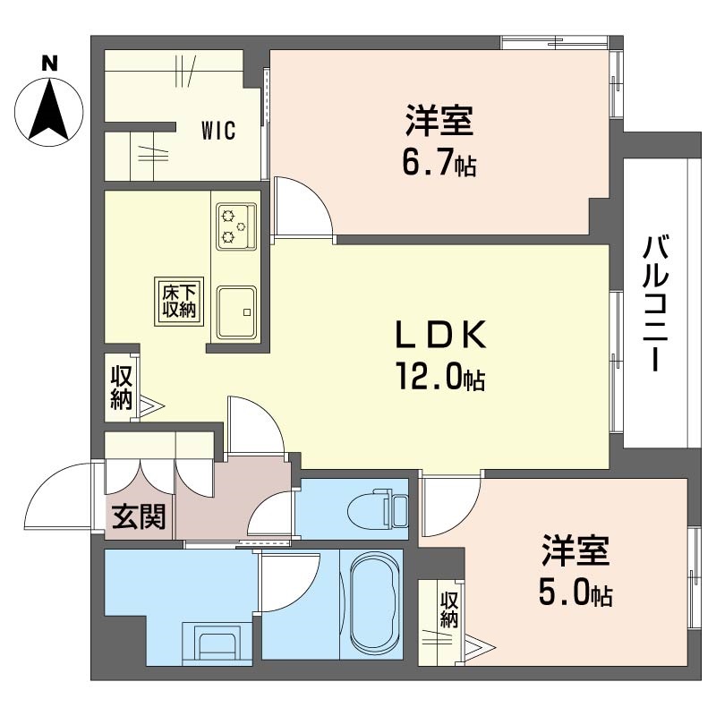 プレリー・レーヴ都賀 101号-15