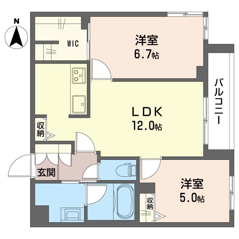 プレリー・レーヴ都賀 201号-15