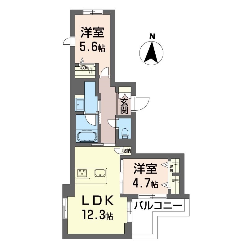 シャーメゾン小仲台305-2
