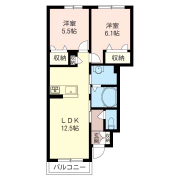 アビタシオンⅡ 102号-15