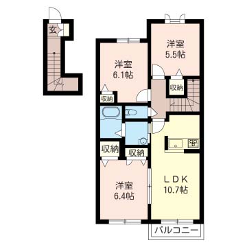 アンビション畑沢南Ｂ 202号-16