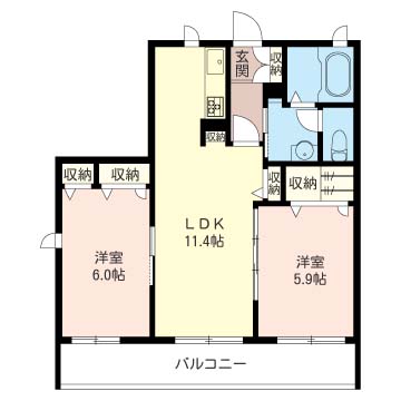 ラ・ネージュ 301号-16