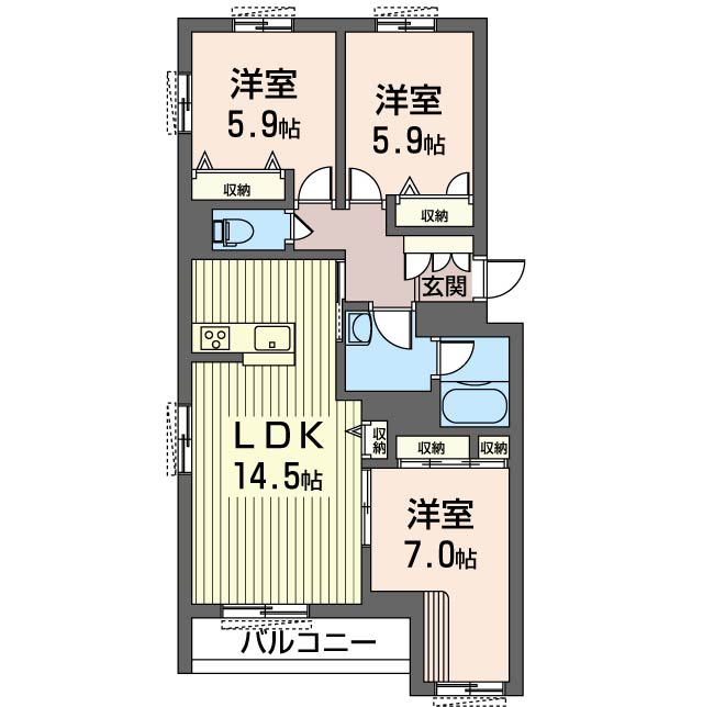 ブルームステージ蘇我 201号-16