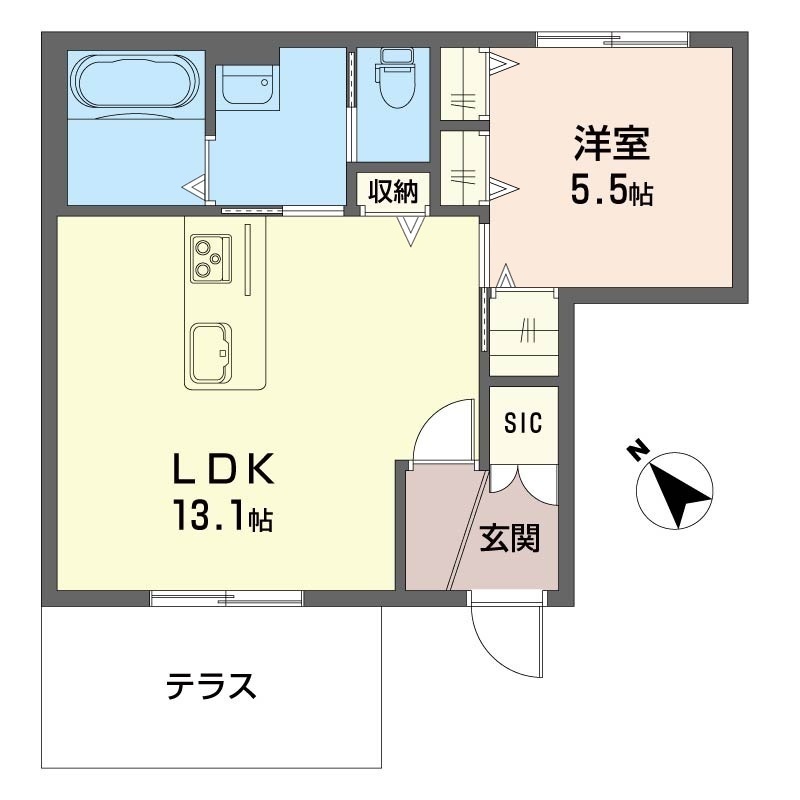 エスポワールちはら台南B棟 101号-9