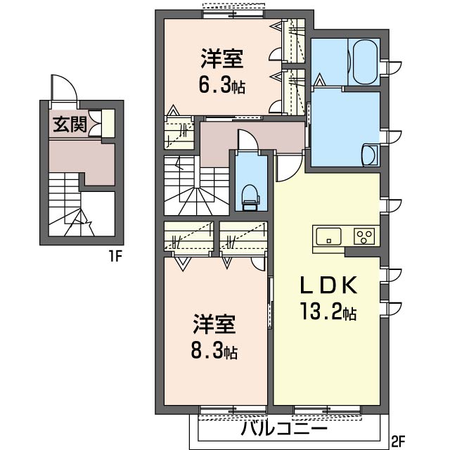 フローラ新松戸Ｂ202-2
