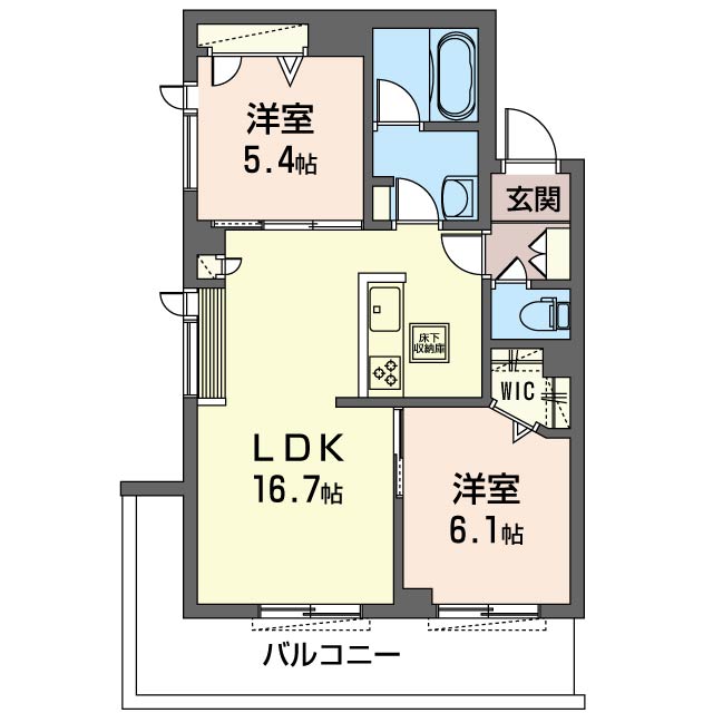 ラ　グリシーヌⅡ105-2