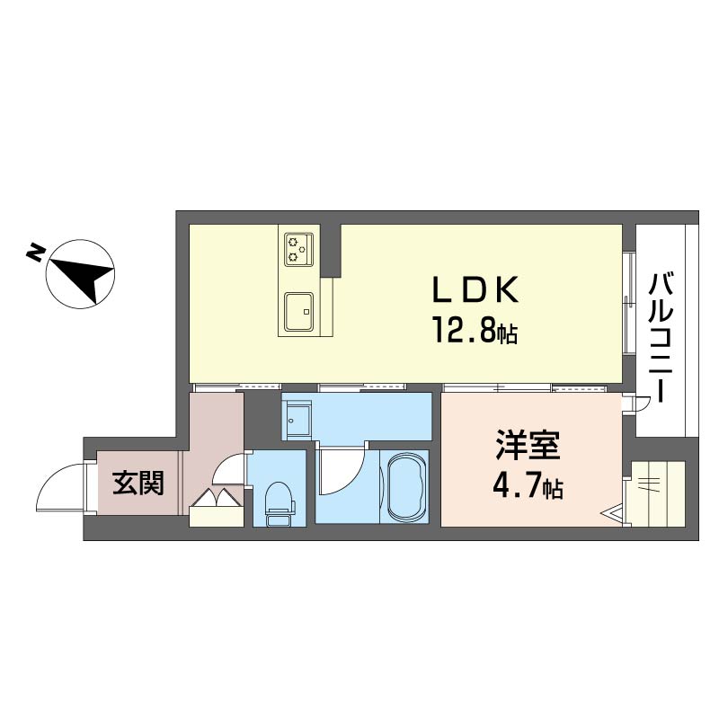 シャーメゾン新富町 105号-16