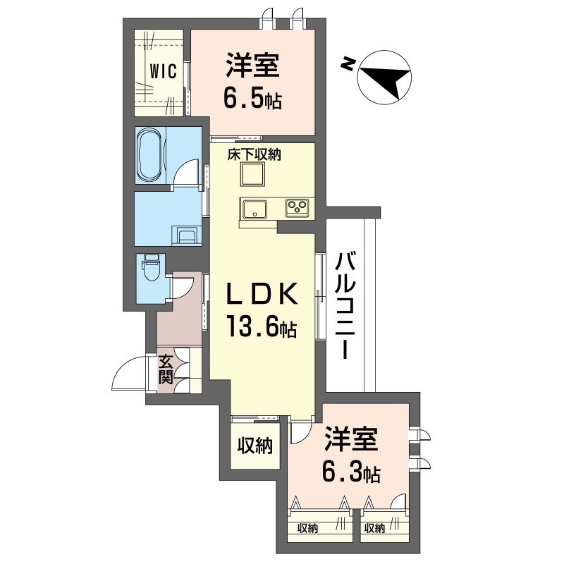ラ　グリシーヌⅢ 101号-15
