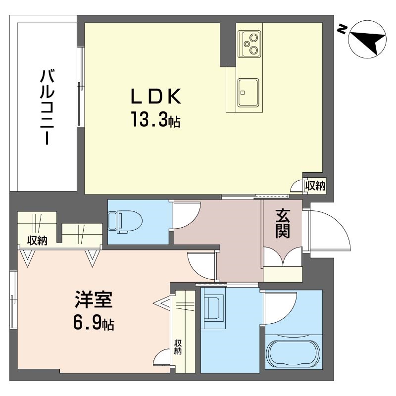 ラ　グリシーヌⅢ 205号-15