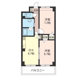 メイプルリーフ中溝 205号室