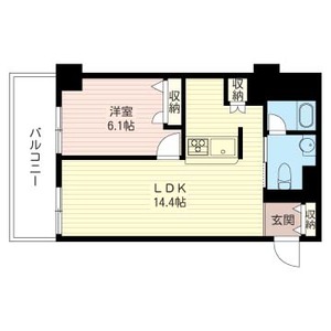 レジデンスシャルマン月島 801号室