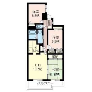グリ－ンコート江原 203号室