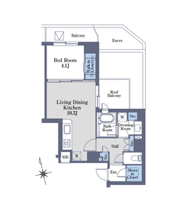 ラクレ神楽坂 608号室