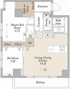 ポルトエスポワール中野島 301号室