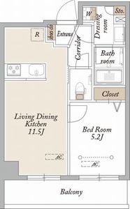 ポルトエスポワール中野島 410号室