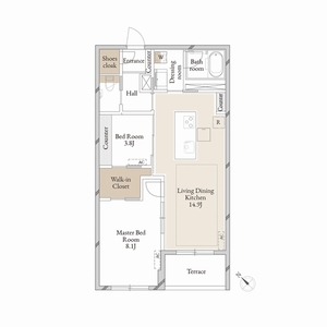 Ｐｕｒｐｌｅ７西葛西 103号室