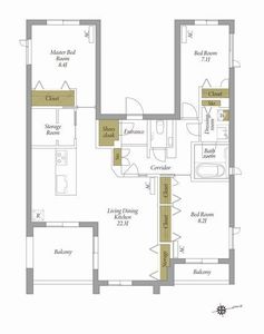 ヴィラ信濃町 301号室