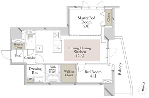スカイテラス南大塚 508号室