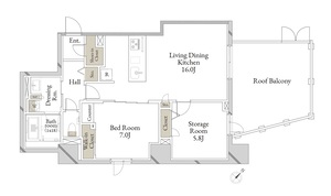オースピシャス渋谷 205号室