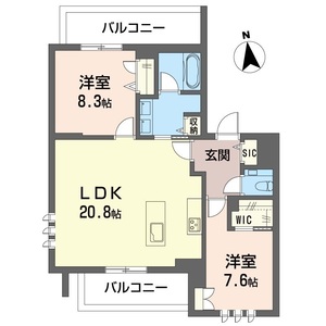 オーギュスト　ソレイユ 302号室