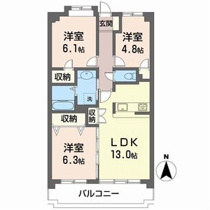 セルディーナ東小金井 103号室