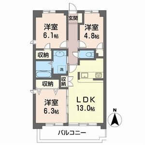 セルディーナ東小金井 405号室