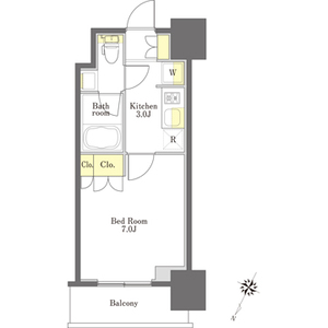 プライムメゾン白金高輪 614号室