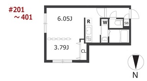 Ｂｒａｎｃｈｅ久我山 401号室