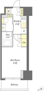 プライムメゾン中野坂上 1302号室