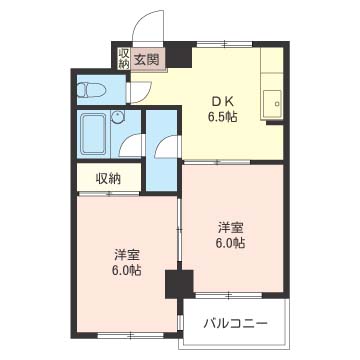 天王洲ハイツ 502号-6