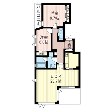 ラフィーヌ中目黒B 101号-16