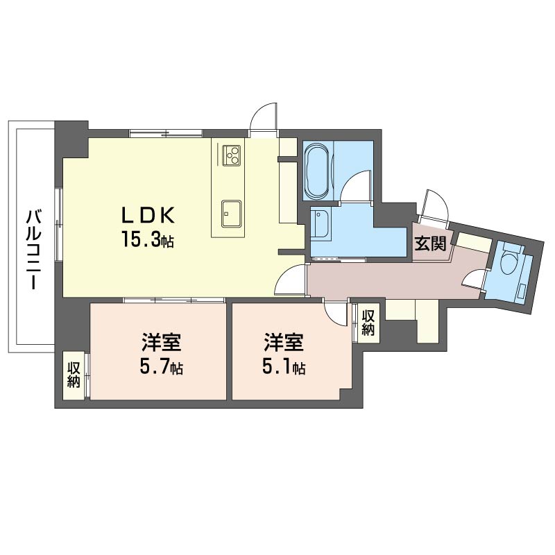 ブラン ヴェール 601号-6