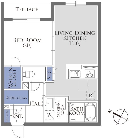 ガーデンレジデンス北嶺ウエスト棟(北西棟) 306号-16