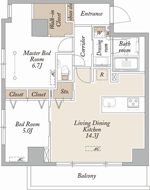ポルトエスポワール中野島 301号-16