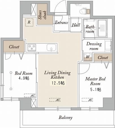 ポルトエスポワール中野島 605号-16