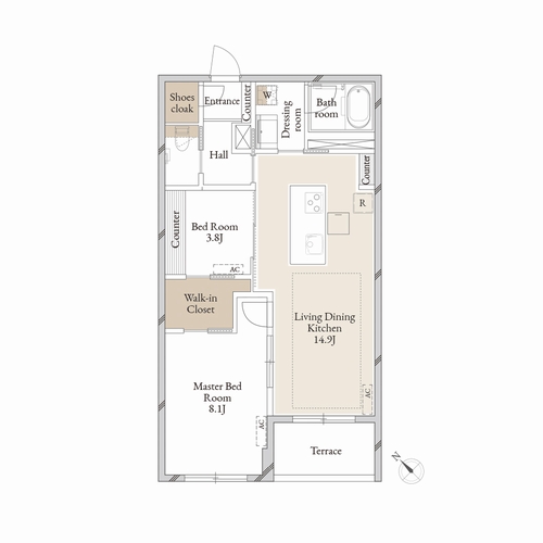 Ｐｕｒｐｌｅ７西葛西 306号-16