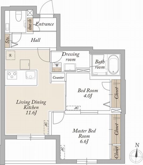 シャーメゾン目黒洗足 102号-16