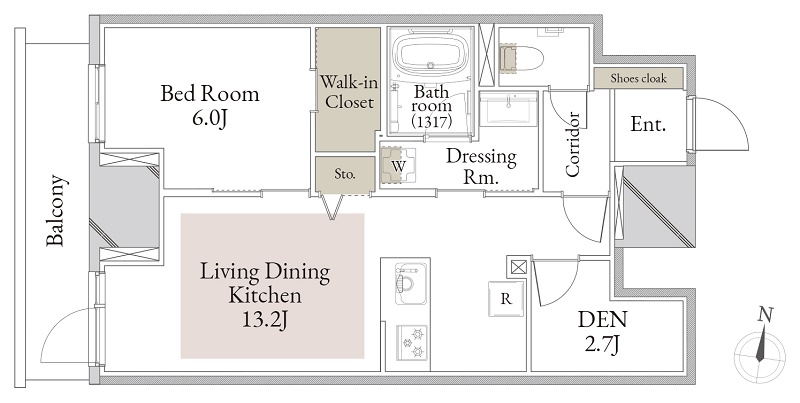 スカイテラス南大塚302-2